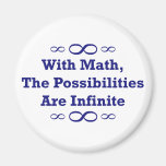 With Math, The Possibilities Are Infinite Fridge Magnet