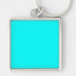 With Nothing On It Except Colour - Turquoise Key Chain