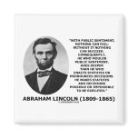 With Public Sentiment Nothing Can Fail Quote Fridge Magnets