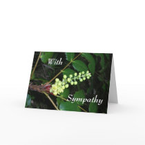 With Sympathy Card
