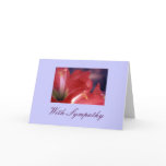 "With Sympathy" cards