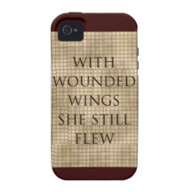 With Wounded Wings She Flew Encouragement Case-Mate iPhone 4 Cover