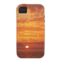 With Wounded Wings She Flew Encouragement Case-Mate iPhone 4 Cases