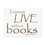 Without Books postcards