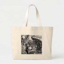 "Without Bread, Land, or Money, the Laborer Flees Canvas Bags