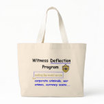 Witness Deflection Program Tote bags