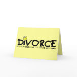 Witty divorce card