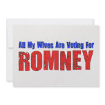 Wives For Romney invitations