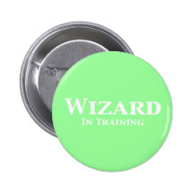 Wizard In Training Gifts Buttons