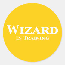 Wizard In Training Gifts Stickers