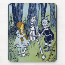 Wizard of Oz Dorothy Tin Woodsman Scarecrow Mousepads
