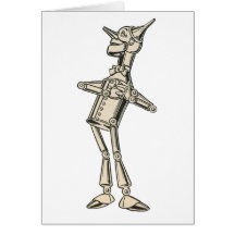 Wizard of Oz Tin Man Greeting Cards