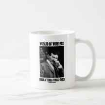 Wizard Of Wireless Nikola Tesla Coffee Mugs