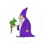 Wizard & Pet Dragon stickers
