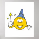 Wizard  Smiley Face posters