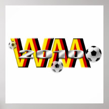 WM 2010 DE Fussball gifts Poster