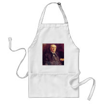 Wm James "Curing Stress" Wisdom Quote Gifts Apron