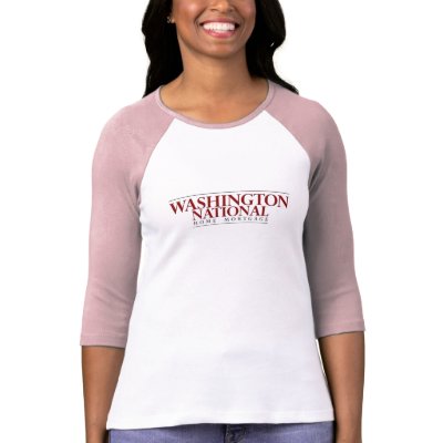 WNHM Women's Baseball Tee T Shirts by WaNationalHomeMtgLLC