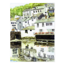 'Wobbly Windows' Postcard