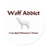 Wolf Addict stickers