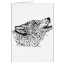 Wolf Greeting Card