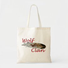 Wolf Clan Tote Bags