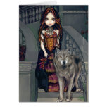 "Wolf Countess" Greeting Card