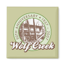 Wolf Creek Square Magnet