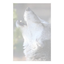 wolf customized stationery