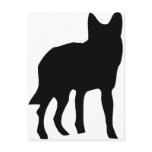 wolf dog icon postcards