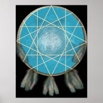 Wolf Dream Catcher Posters