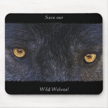 WOLF EYES Mousepad