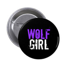 Wolf girl buttons