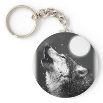 Wolf Howling at Moon