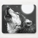 Wolf Howling at Moon