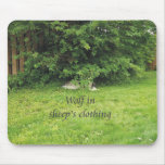 Wolf in Sheep's Clothing mousepads