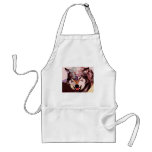 Wolf in Snow aprons