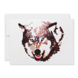 Wolf in Snow Invitation