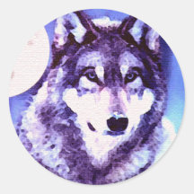 Wolf Look - Lonely Wolf Sticker