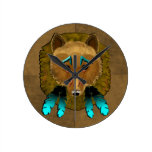 Wolf Mask Clock