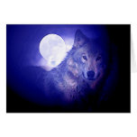 Wolf & Moon Greeting Cards