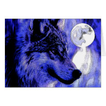 Wolf & Moon Cards