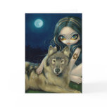 "Wolf Moon" Greeting Card