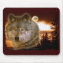 Wolf & Moon Mousepad
