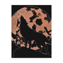 Wolf Moon Post Card