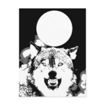 Wolf & Moon