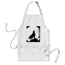 Wolf & Moon Silhoutte Apron