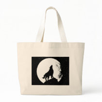 Wolf & Moon Silhoutte Bag