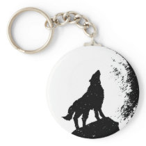 Wolf & Moon Silhoutte