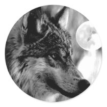 Wolf & Moon